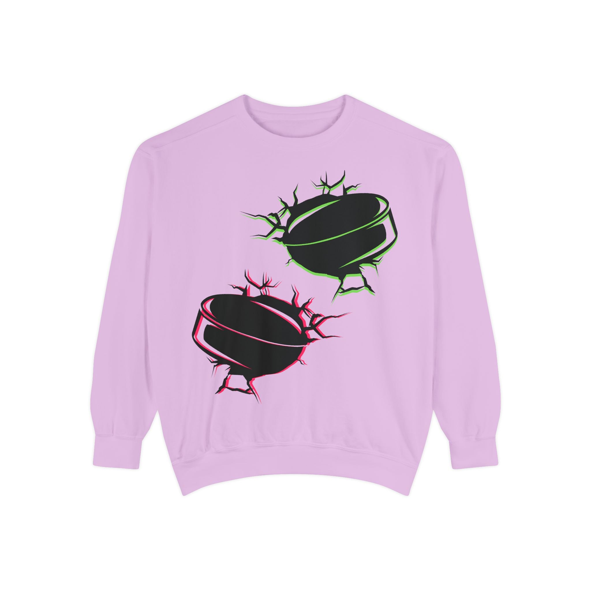 Heated Rivalry Inspired Hockey Puck Sweatshirt Unisex Romance Book Fan Merch