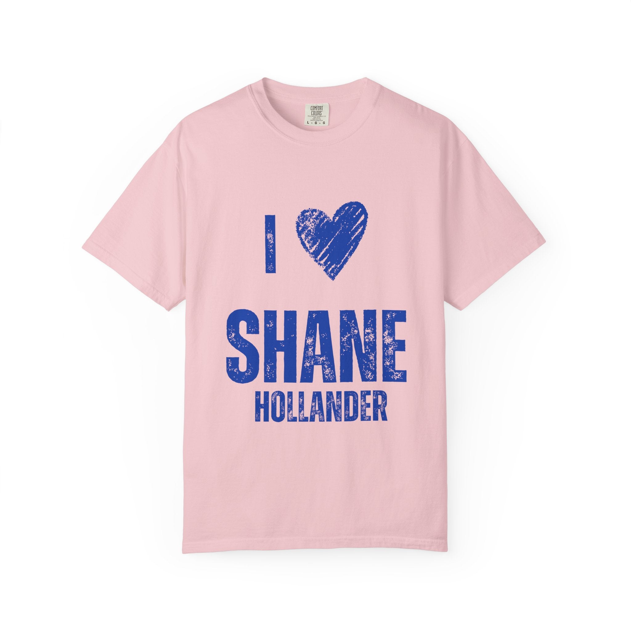 I Love Shane Hollander Unisex T Shirt Hockey Romance Inspired Graphic Tee Vintage Jersey Style Fan Shirt