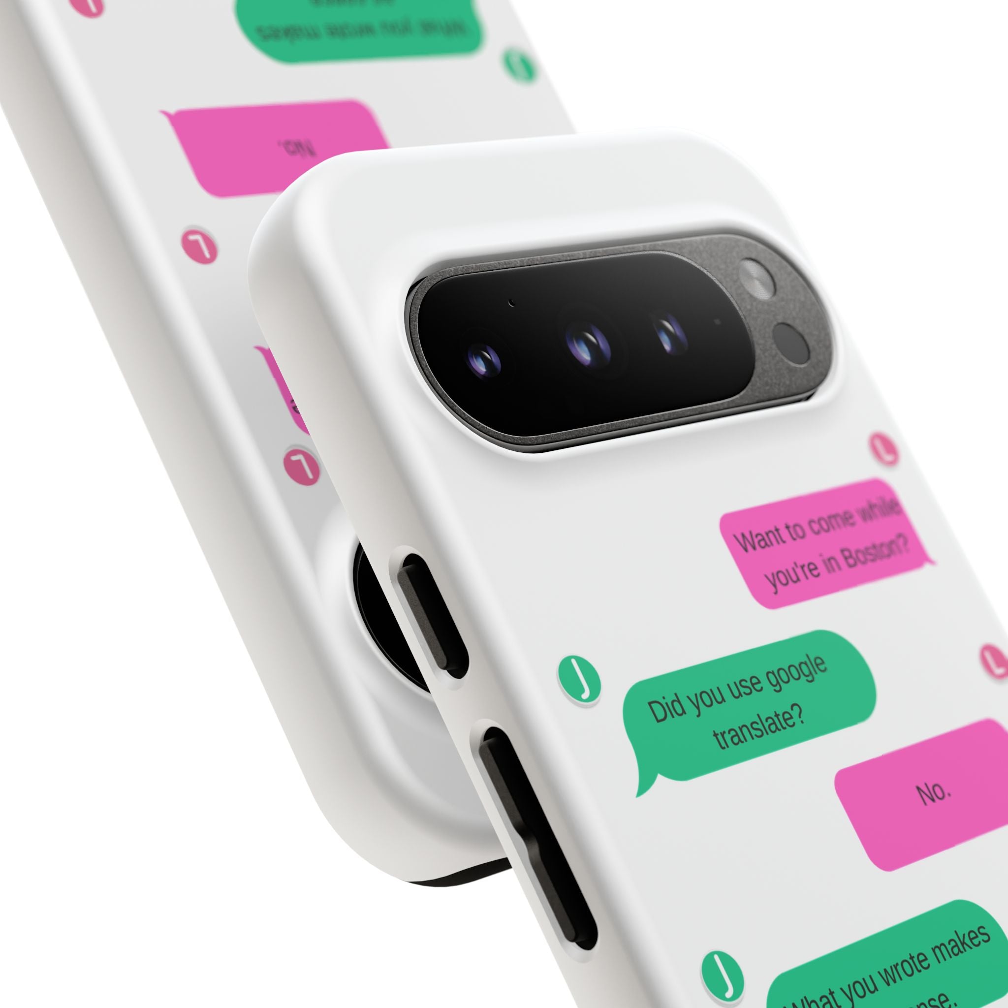 Heated Rivalry Inspired Hockey Text Message iPhone Case Tough Protective Romance Design