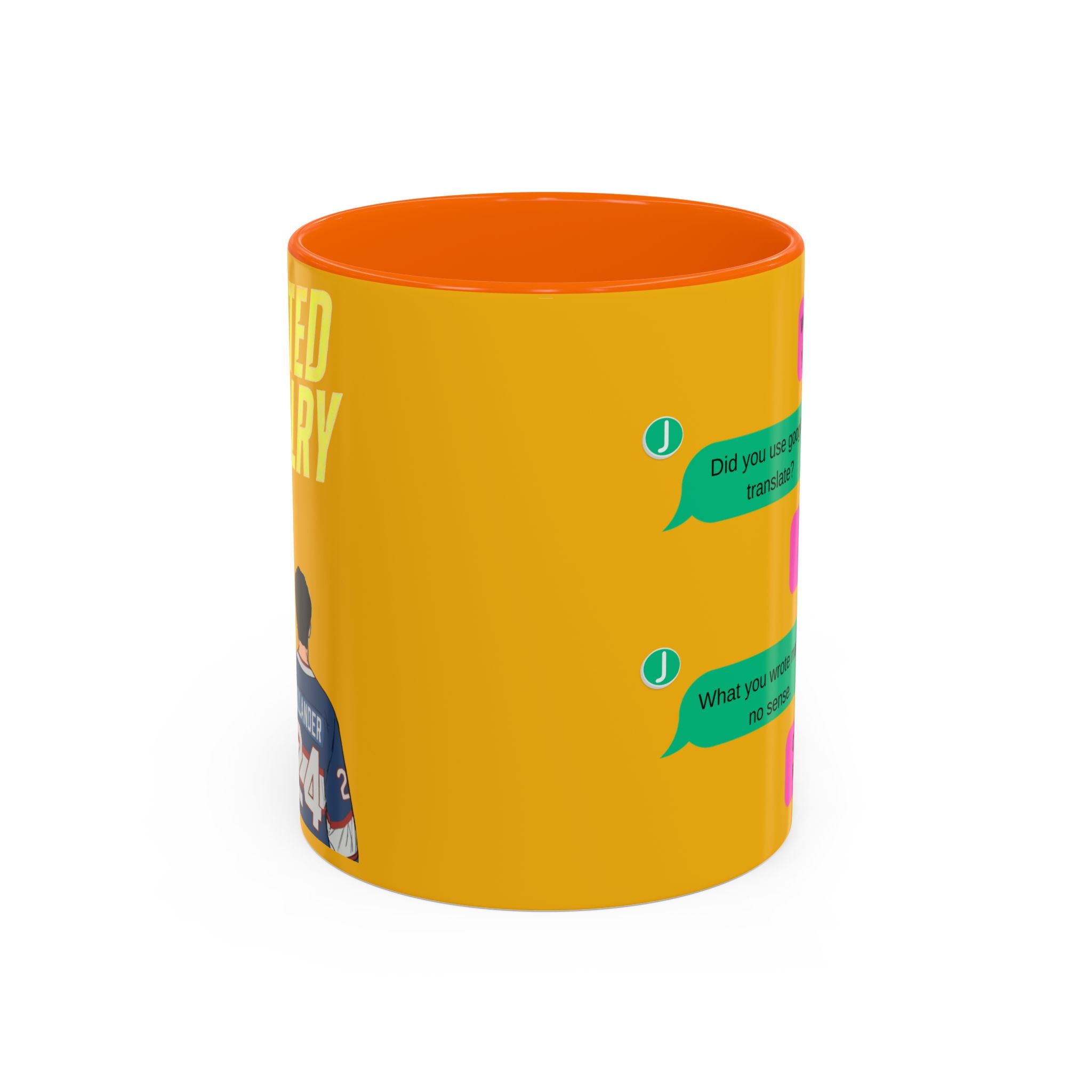 TV Show Inspired Text Message Mug Fandom Coffee Mug Accent Ceramic Cup Gift for Him Gift for Her Funny Dialogue Mug