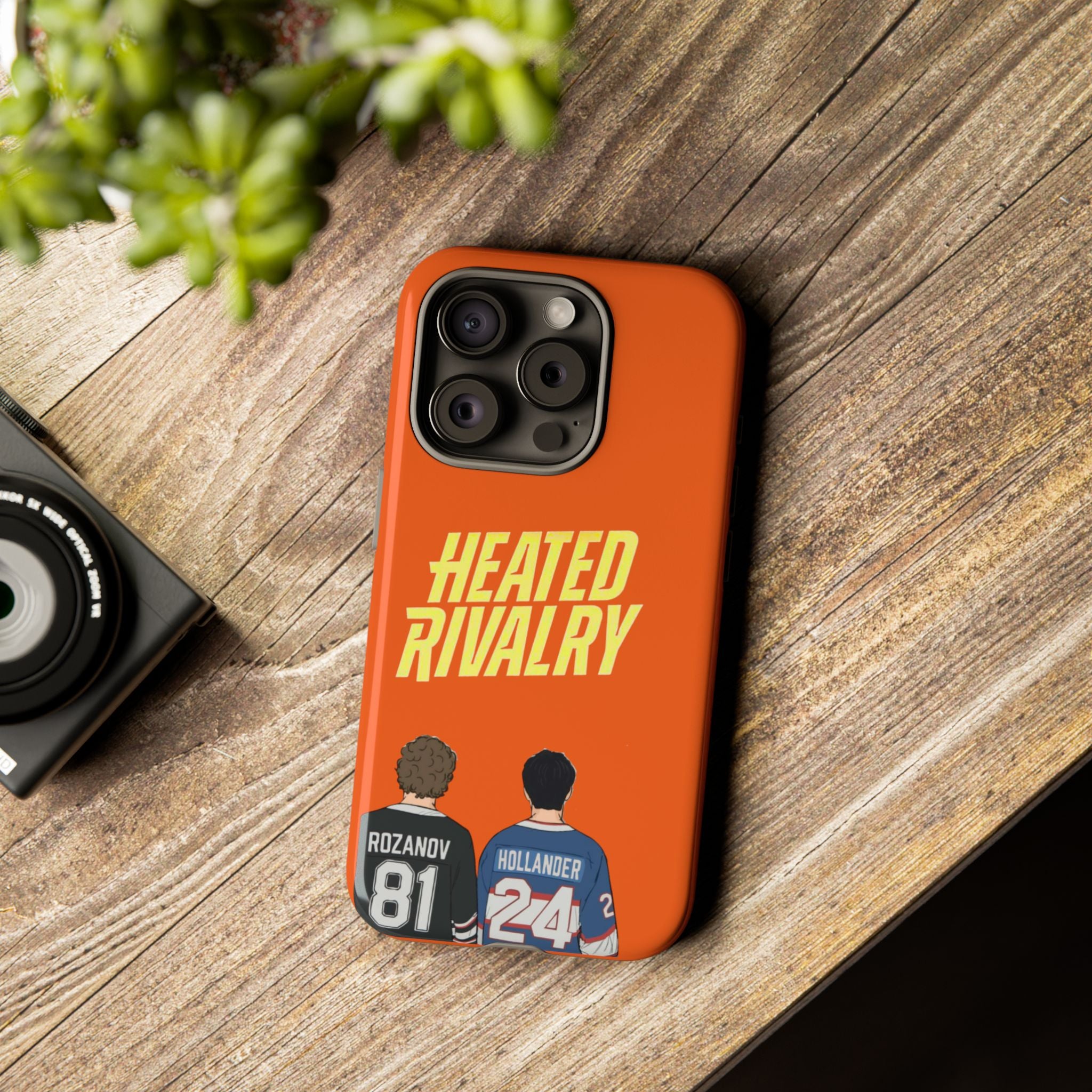 Heated Rivalry Hockey iPhone Case Sports Romance Phone Case Hockey Fan Gift Protective Tough Case