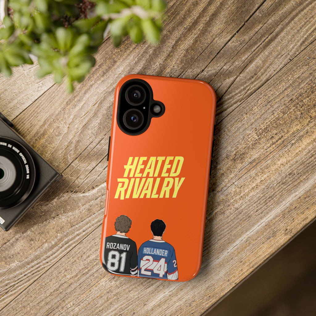 Heated Rivalry Hockey iPhone Case Sports Romance Phone Case Hockey Fan Gift Protective Tough Case