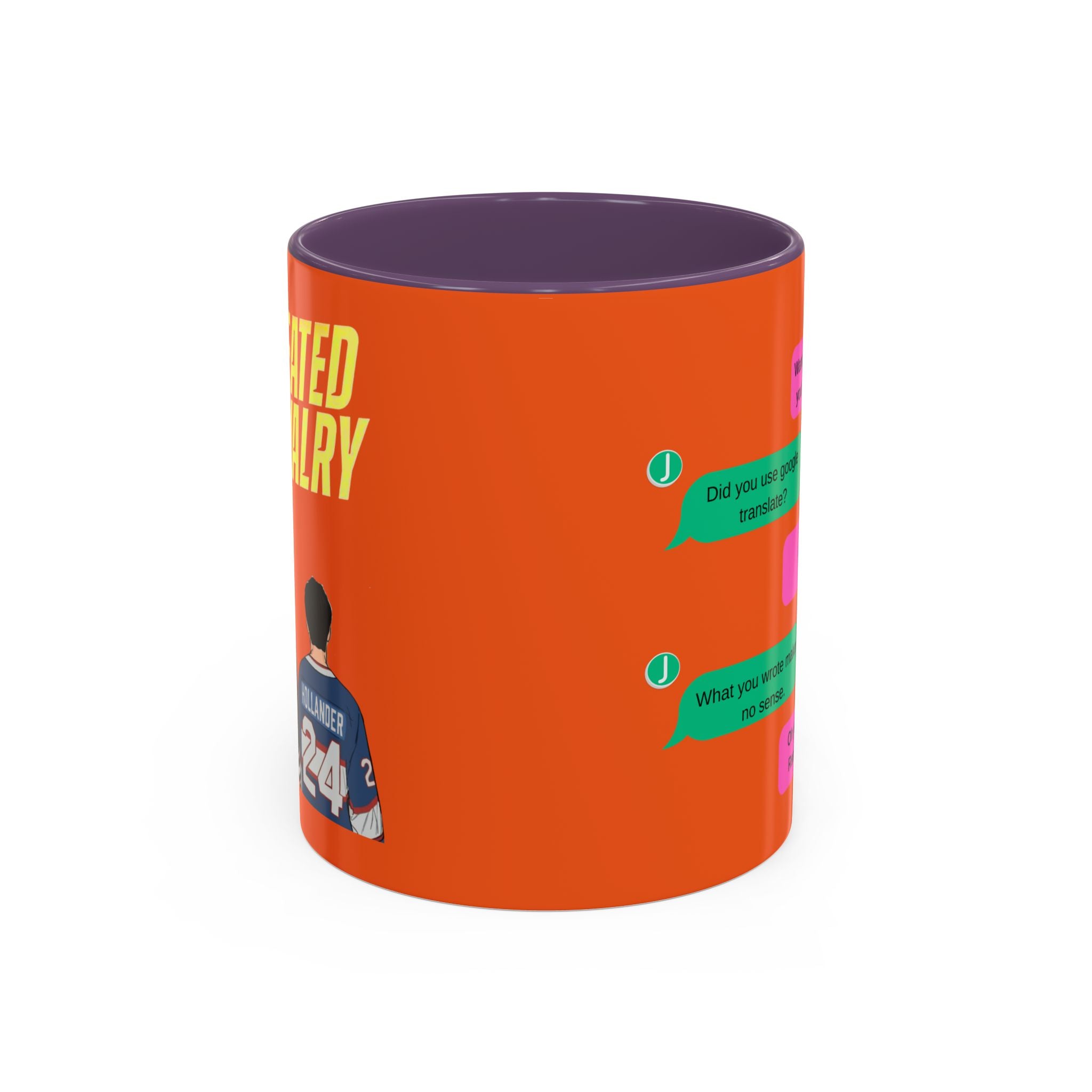 TV Show Inspired Text Message Mug Fandom Coffee Mug Accent Ceramic Cup Gift for Him Gift for Her Funny Dialogue Mug