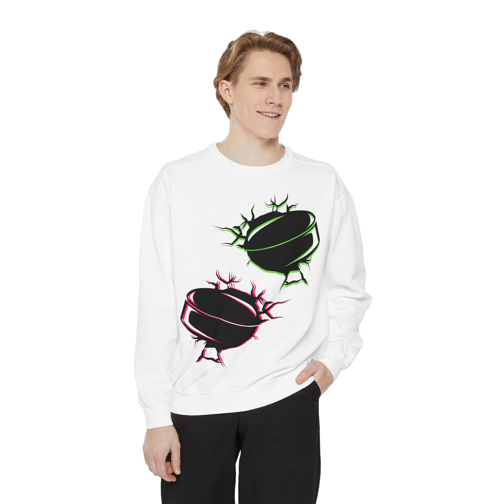 Heated Rivalry Inspired Hockey Puck Sweatshirt Unisex Romance Book Fan Merch