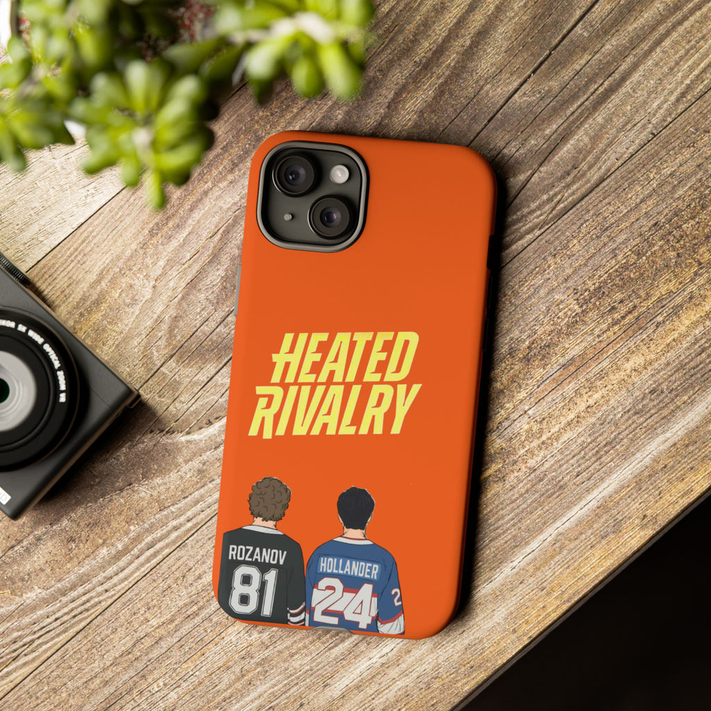 Heated Rivalry Hockey iPhone Case Sports Romance Phone Case Hockey Fan Gift Protective Tough Case