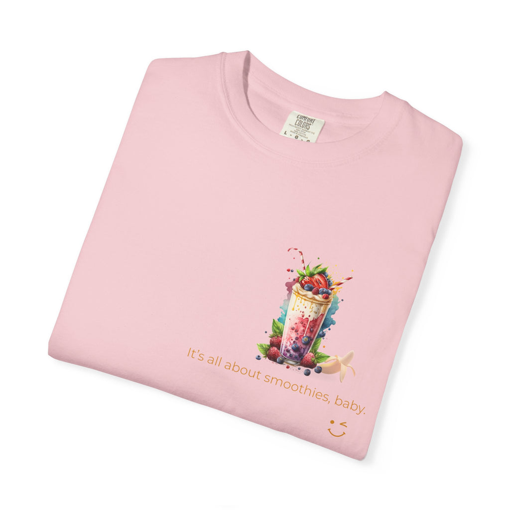 Its All About Smoothies Baby Banana Graphic T Shirt Fun Summer Streetwear
