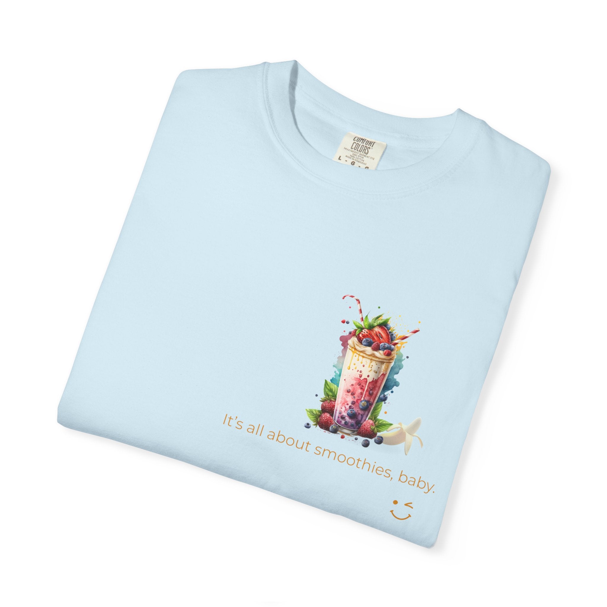 Its All About Smoothies Baby Banana Graphic T Shirt Fun Summer Streetwear