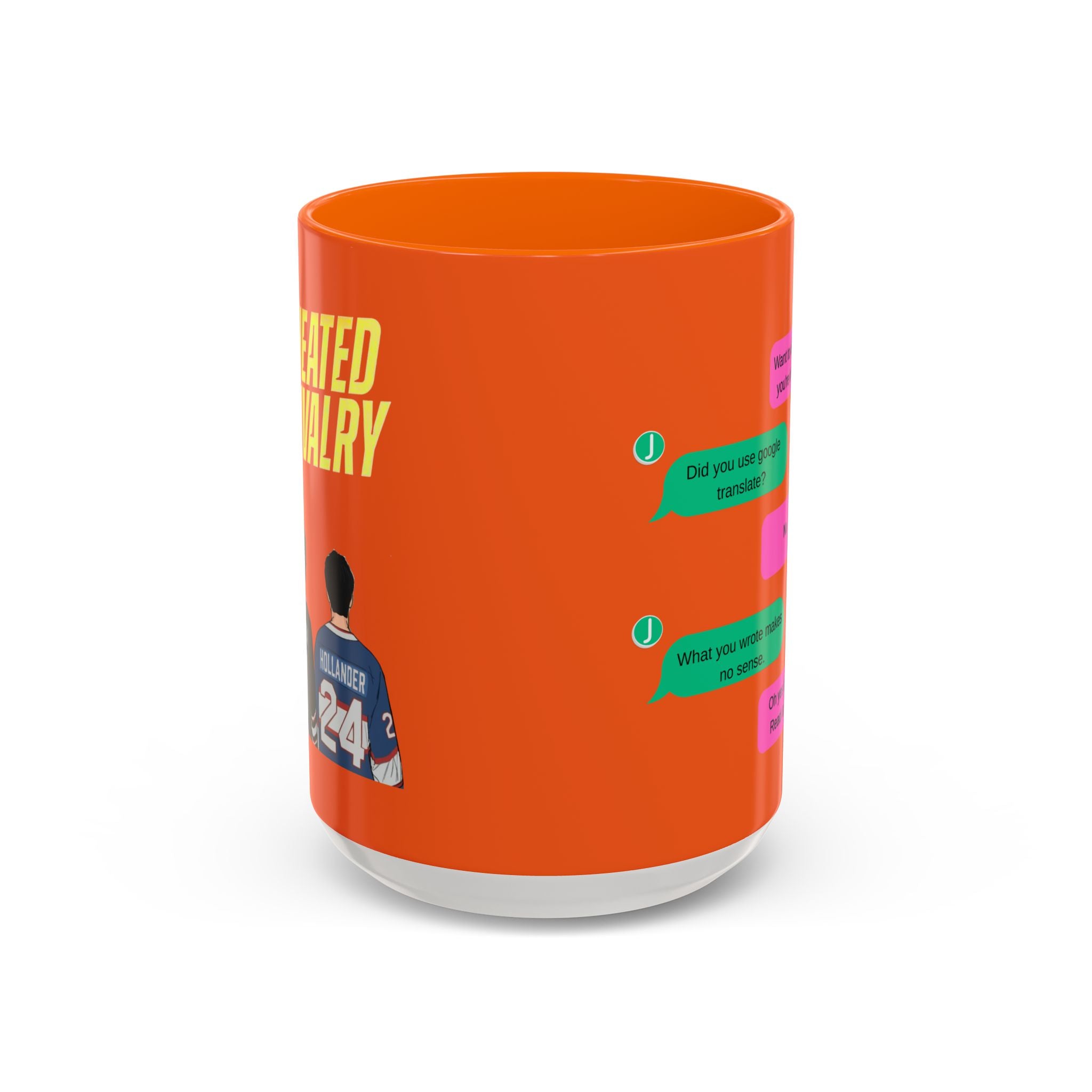 TV Show Inspired Text Message Mug Fandom Coffee Mug Accent Ceramic Cup Gift for Him Gift for Her Funny Dialogue Mug