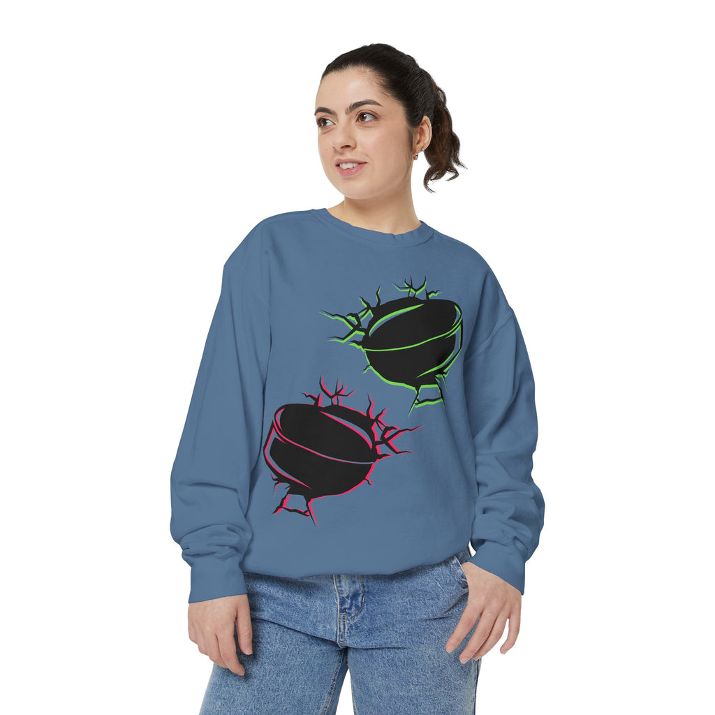 Heated Rivalry Inspired Hockey Puck Sweatshirt Unisex Romance Book Fan Merch