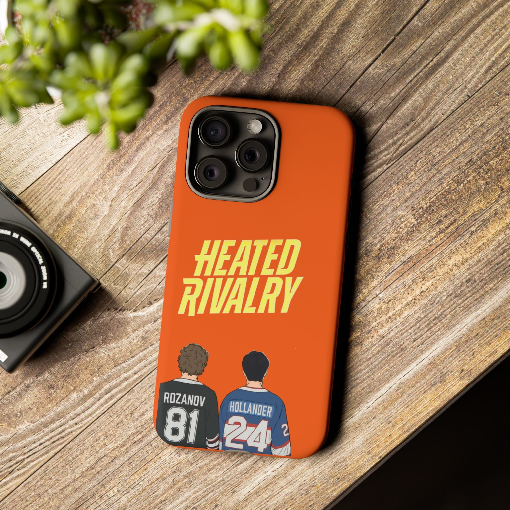 Heated Rivalry Hockey iPhone Case Sports Romance Phone Case Hockey Fan Gift Protective Tough Case