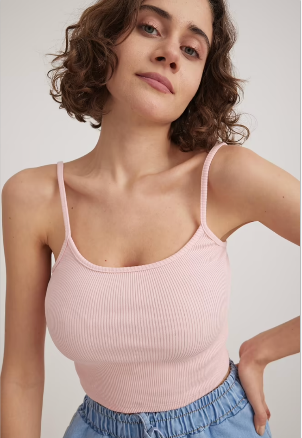 Askılı Kadın Crop Atlet