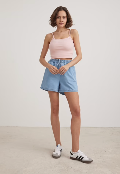 Askılı Kadın Crop Atlet