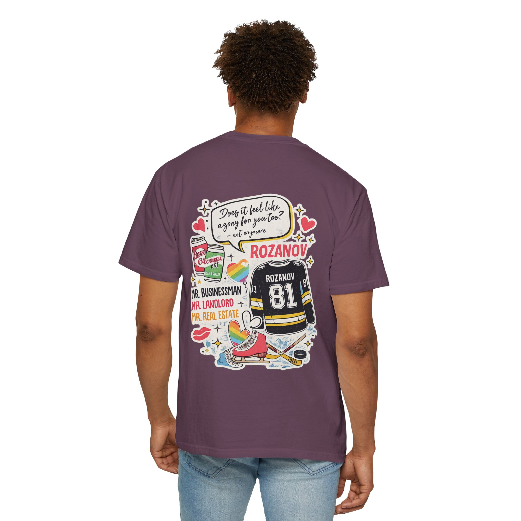 Heated Rivalry Unisex T-Shirt | Vintage Hockey Romance Graphic Tee