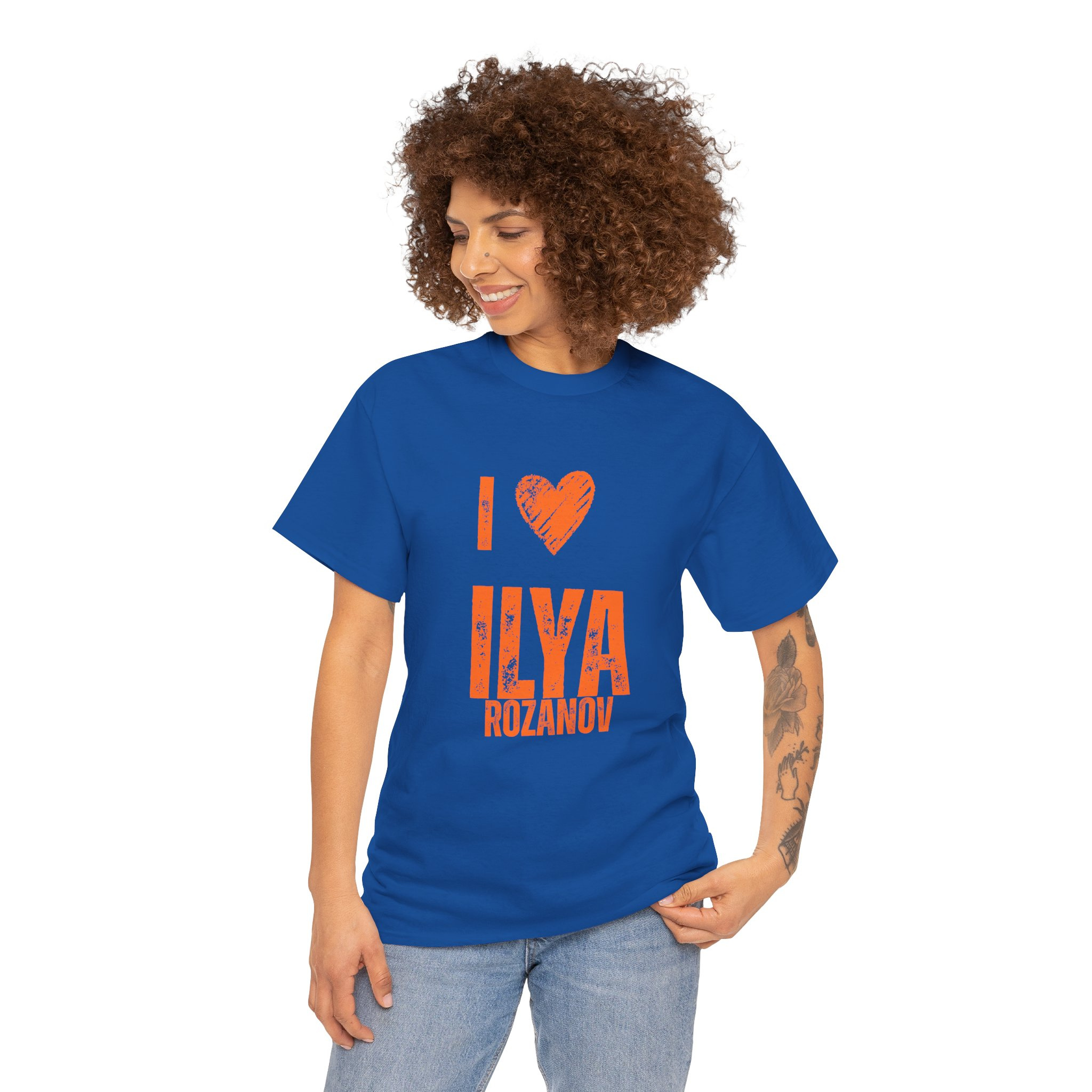 Ich liebe Ilya Rozanov Unisex-T-Shirt Rozanov 81 Hockey-Shirt Fan-inspiriertes Grafik-T-Shirt